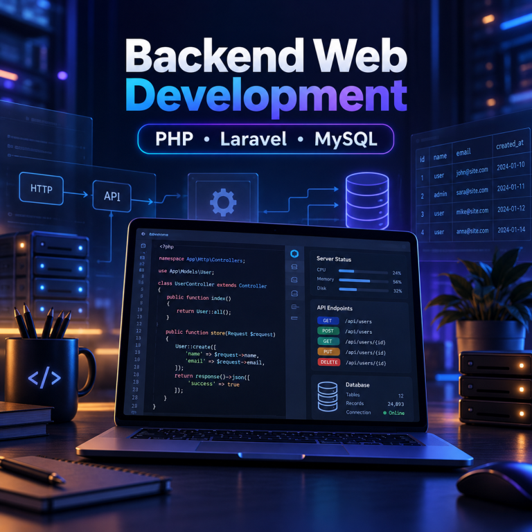 Modern Backend Development with Laravel & MySQL